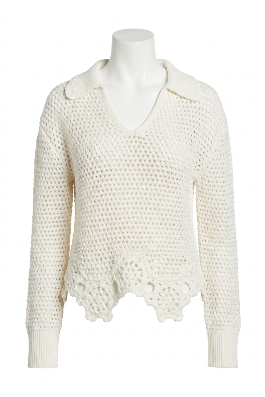 NEW RAILS louise top in ivory